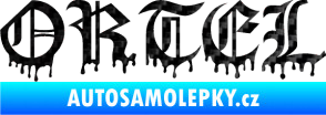 Samolepka Ortel 3D karbon černý