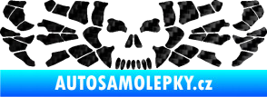 Samolepka Pavouk 017 smrťák 3D karbon černý