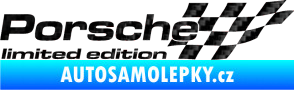 Samolepka Porsche limited edition pravá 3D karbon černý