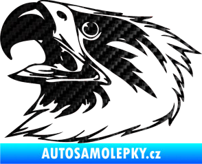 Samolepka Predators 020 levá 3D karbon černý