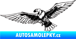 Samolepka Predators 028 levá sup 3D karbon černý