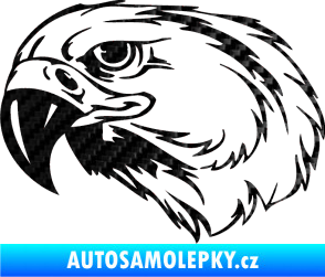 Samolepka Predators 031 levá 3D karbon černý