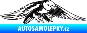 Samolepka Predators 074 pravá 3D karbon černý