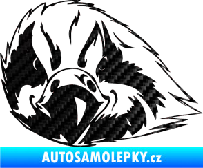 Samolepka Predators 079 levá 3D karbon černý