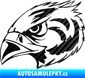 Samolepka Predators 084 levá 3D karbon černý