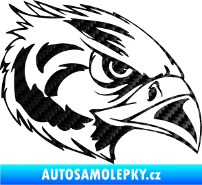Samolepka Predators 084 pravá 3D karbon černý