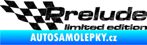 Samolepka Prelude limited edition levá 3D karbon černý