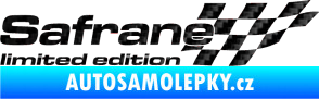 Samolepka Safrane limited edition pravá 3D karbon černý