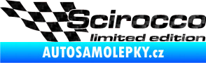 Samolepka Scirocco limited edition levá 3D karbon černý