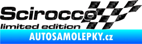 Samolepka Scirocco limited edition pravá 3D karbon černý