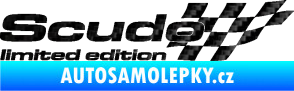 Samolepka Scudo limited edition pravá 3D karbon černý