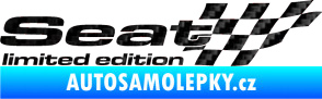 Samolepka Seat limited edition pravá 3D karbon černý