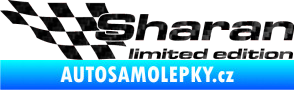 Samolepka Sharan limited edition levá 3D karbon černý