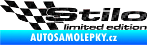 Samolepka Stilo limited edition levá 3D karbon černý