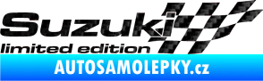 Samolepka Suzuki limited edition pravá 3D karbon černý