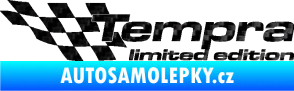 Samolepka Tempra limited edition levá 3D karbon černý