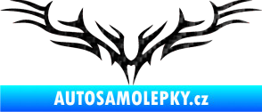 Samolepka Tetování 008 3D karbon černý