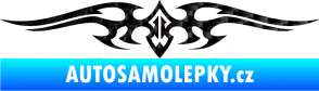 Samolepka Tetování 018 3D karbon černý