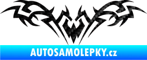Samolepka Tetování 020 3D karbon černý