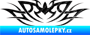 Samolepka Tetování 031 3D karbon černý