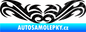Samolepka Tetování 036 3D karbon černý