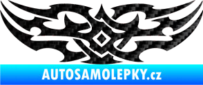 Samolepka Tetování 037 3D karbon černý