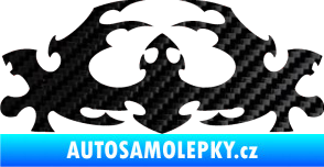 Samolepka Tetování 039 3D karbon černý