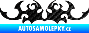 Samolepka Tetování 040 3D karbon černý