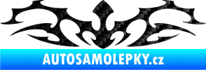 Samolepka Tetování 043 3D karbon černý