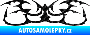 Samolepka Tetování 044 3D karbon černý