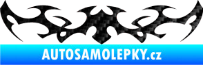 Samolepka Tetování 046 3D karbon černý