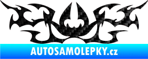 Samolepka Tetování 048 3D karbon černý