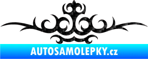 Samolepka Tetování 051 3D karbon černý
