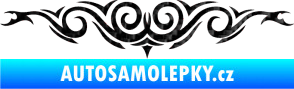 Samolepka Tetování 057 3D karbon černý