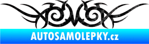 Samolepka Tetování 058 3D karbon černý
