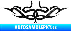 Samolepka Tetování 061 3D karbon černý