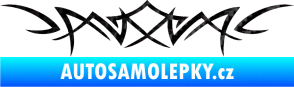 Samolepka Tetování 068 3D karbon černý