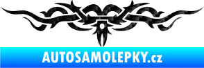 Samolepka Tetování 069 3D karbon černý