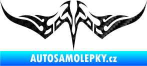 Samolepka Tetování 072 3D karbon černý
