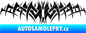 Samolepka Tetování 075 3D karbon černý