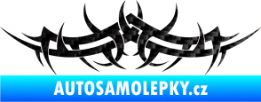 Samolepka Tetování 078 3D karbon černý