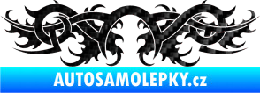 Samolepka Tetování 079 3D karbon černý