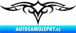 Samolepka Tetování 081 3D karbon černý