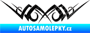 Samolepka Tetování 084 3D karbon černý