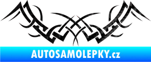 Samolepka Tetování 087 3D karbon černý