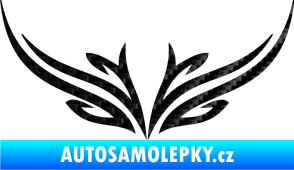 Samolepka Tetování 091 3D karbon černý