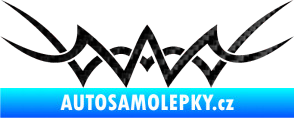 Samolepka Tetování 093 3D karbon černý