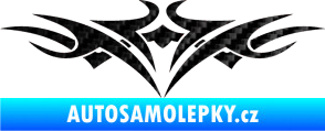 Samolepka Tetování 106 3D karbon černý