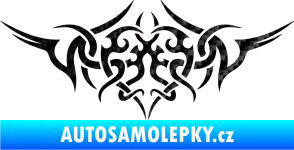 Samolepka Tetování 112 3D karbon černý