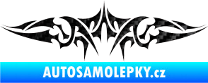 Samolepka Tetování 120 3D karbon černý